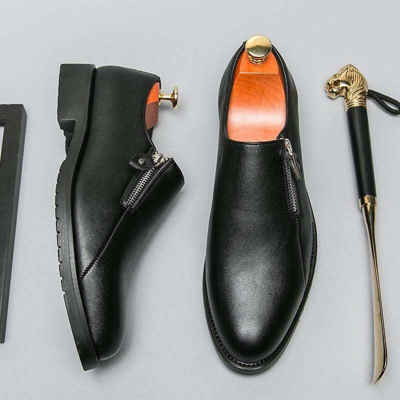 Men’s Double Stitching Business Casual Shoes – Durable & Anti-Slip Soles - MODISH X