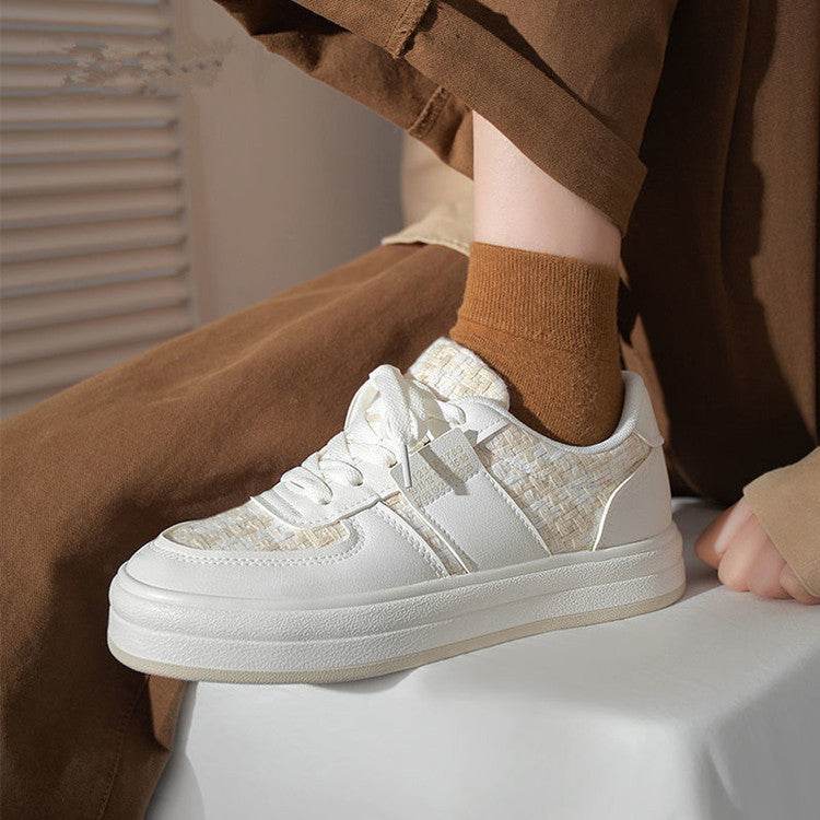 White Sneakers for Women – Modish & Comfortable Canvas Platform Shoes - MODISH X