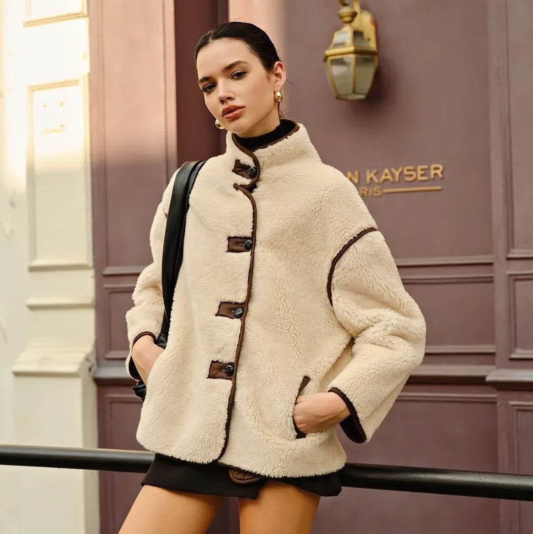 Women’s Faux Fur Bomber Jacket – Plush, Stylish & Cosy - MODISH X