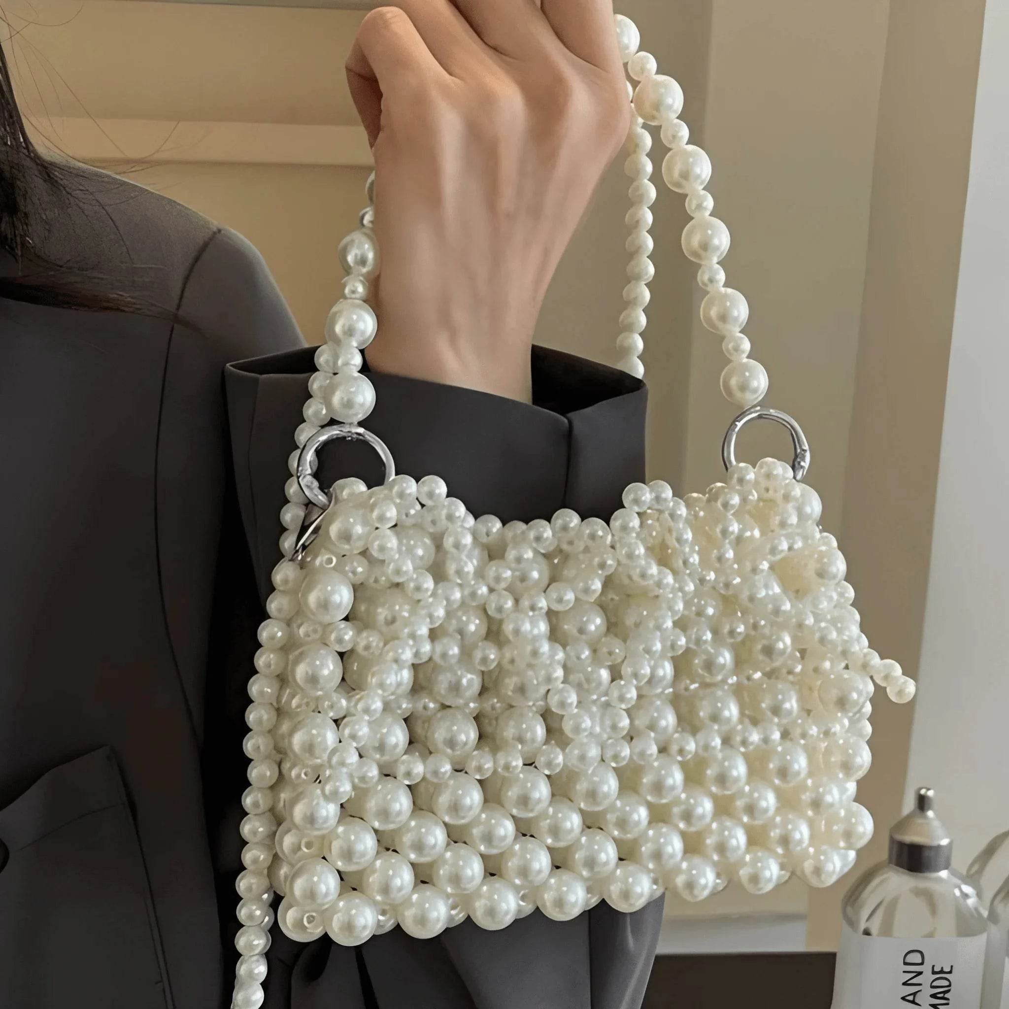 Women's Luxury Pearl Dinner Bags – Elegant Evening Accessory - MODISH X