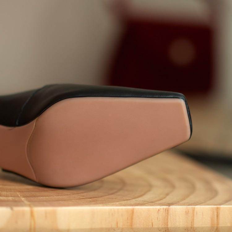 Women’s White Chunky Heel Shoes – Elegant & Comfortable - MODISH X