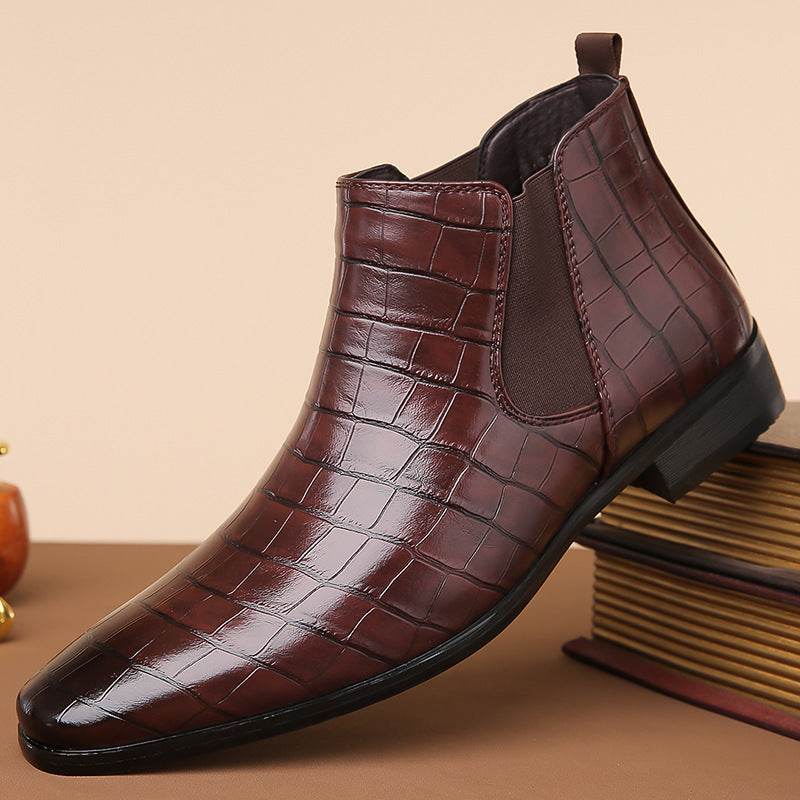 Men’s Chelsea Boots – High-Top Leather Style for Modern Elegance - MODISH X
