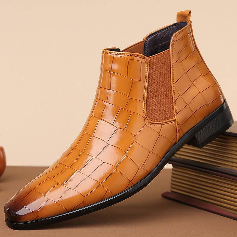 Men’s Chelsea Boots – High-Top Leather Style for Modern Elegance - MODISH X