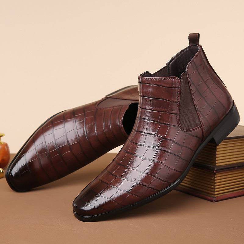 Men’s Chelsea Boots – High-Top Leather Style for Modern Elegance - MODISH X