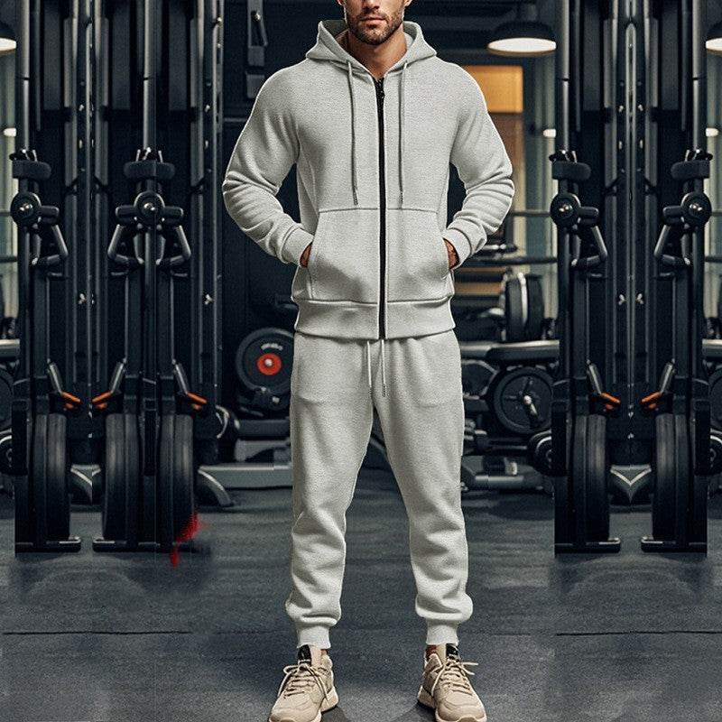 Men’s Casual Fleece Two-Piece Set – Stylish & Warm - MODISH X