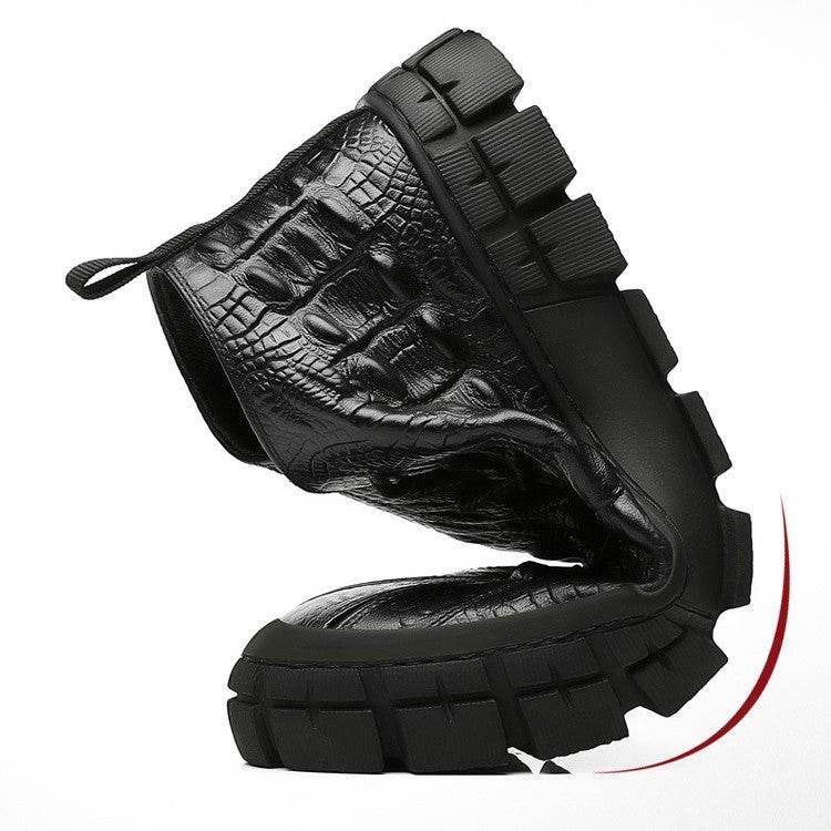 Men’s Autumn/Winter Leather Casual Shoes – Waterproof & Stylish - MODISH X