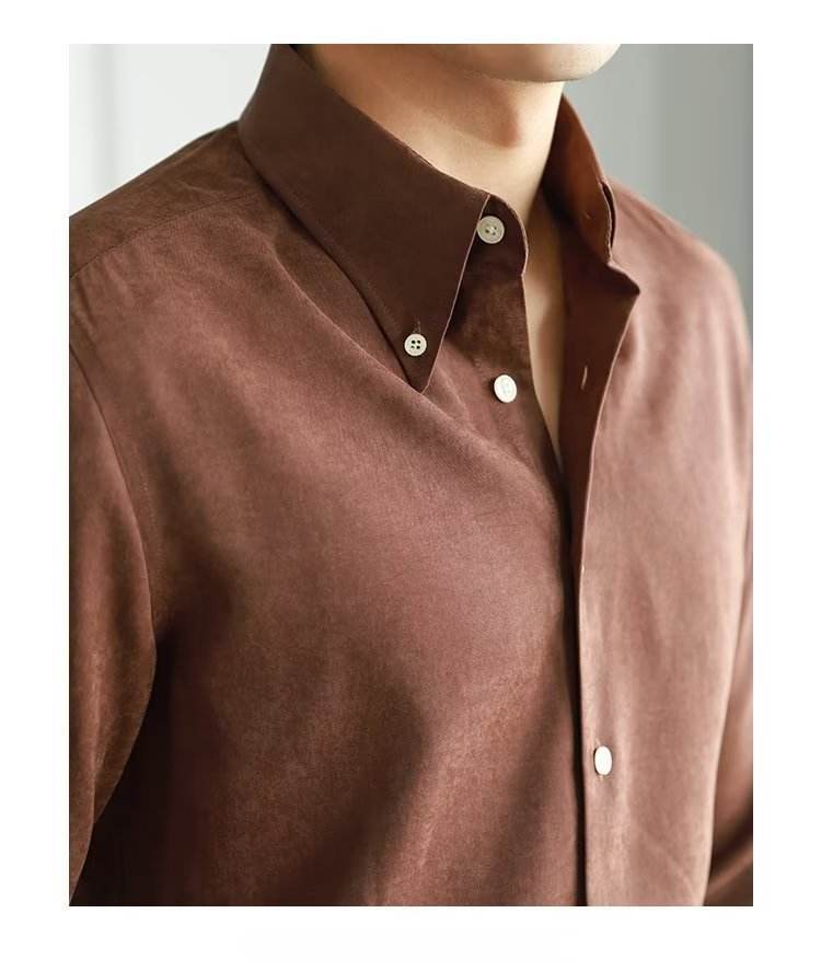 Men's Pure Color Artistic Trendy Shirts – Relaxed & Stylish Fit - MODISH X