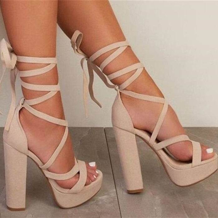 Women's Waterproof Shoes – Stiletto High Heel Comfortable Sandals - MODISH X