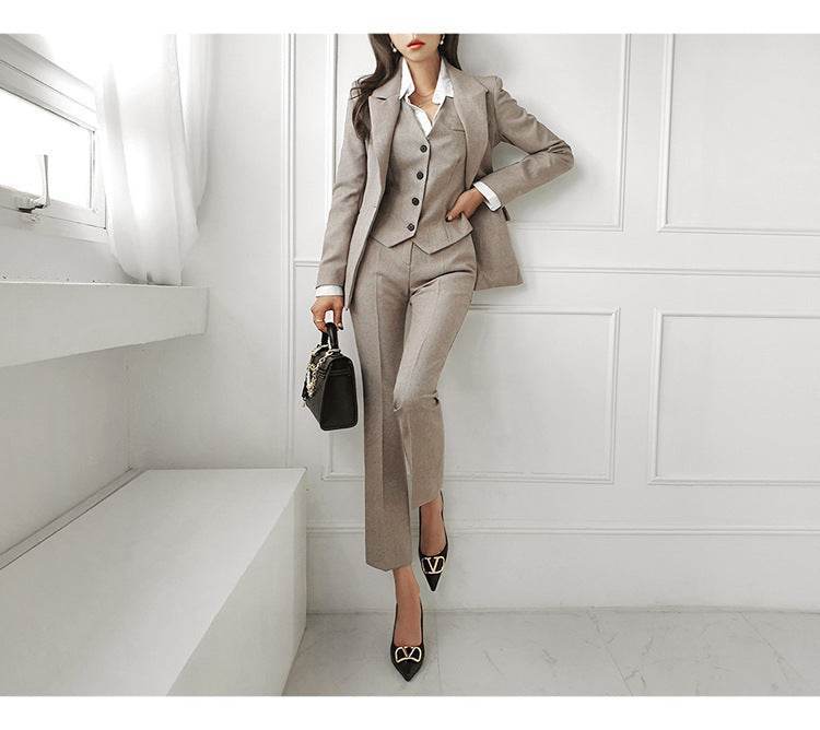 Women’s Three-Piece Suit Set – Professional & Elegant - MODISH X