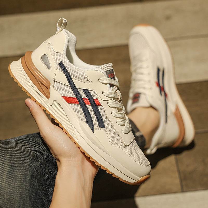 Men’s Double Zipper Casual Board Shoes – Breathable Canvas, Non-Slip Sole - MODISH X