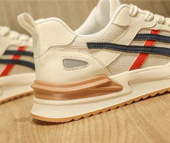 Men’s Double Zipper Casual Board Shoes – Breathable Canvas, Non-Slip Sole - MODISH X