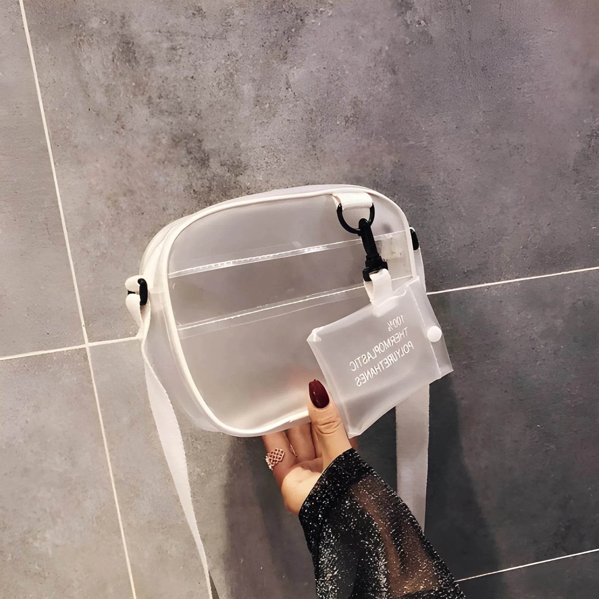 Women's Jelly Transparent Square Bag – Stylish & Functional Bag - MODISH X