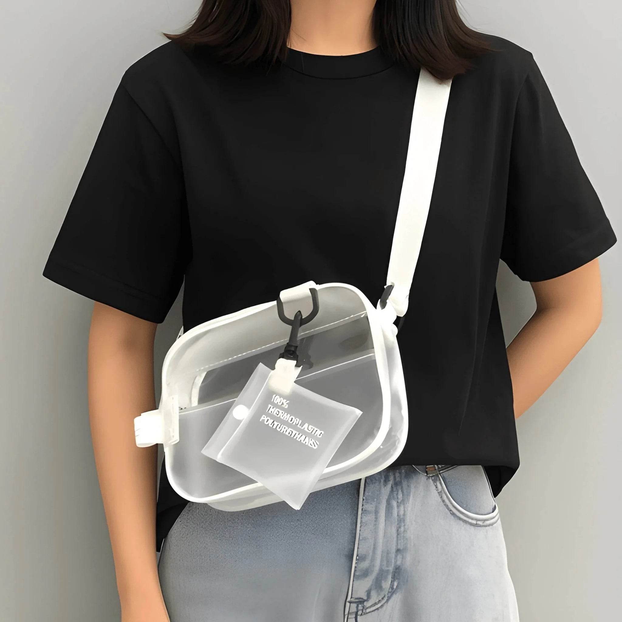 Women's Jelly Transparent Square Bag – Stylish & Functional Bag - MODISH X