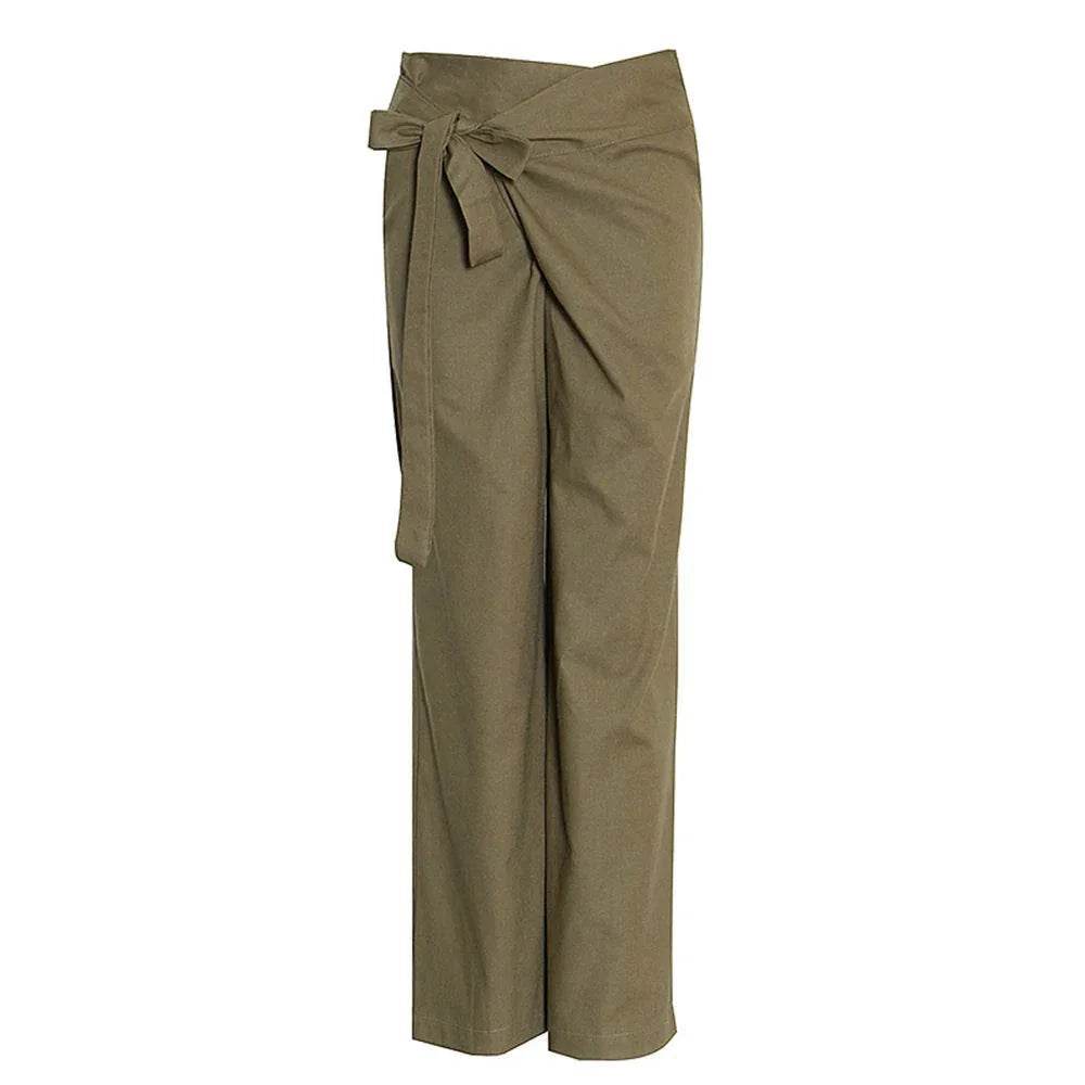 Women’s High-Waist Bowknot Trousers – Stylish UK Fit for Autumn - MODISH X