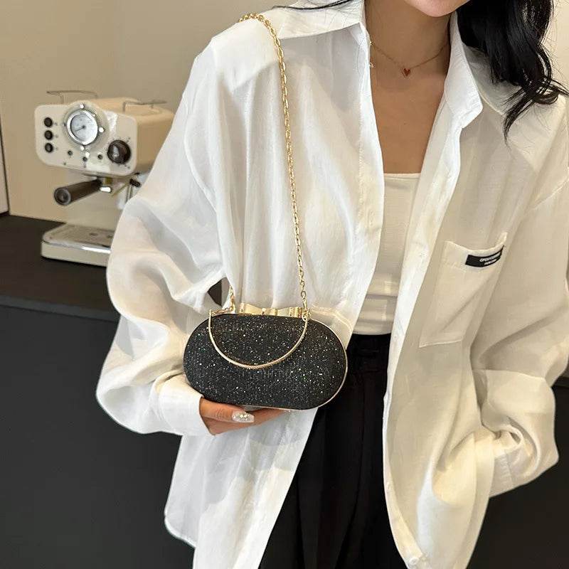 Women's Sparkling Sequin Evening Clutch Bag – Luxury Party Handbag - MODISH X