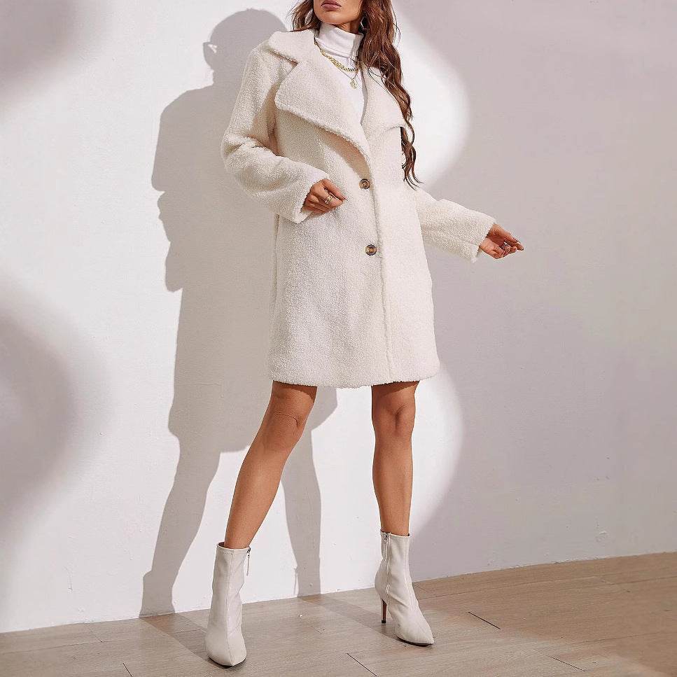 Stylish Women's Long Wool Coat – Modish Winter Warmth with Style - MODISH X