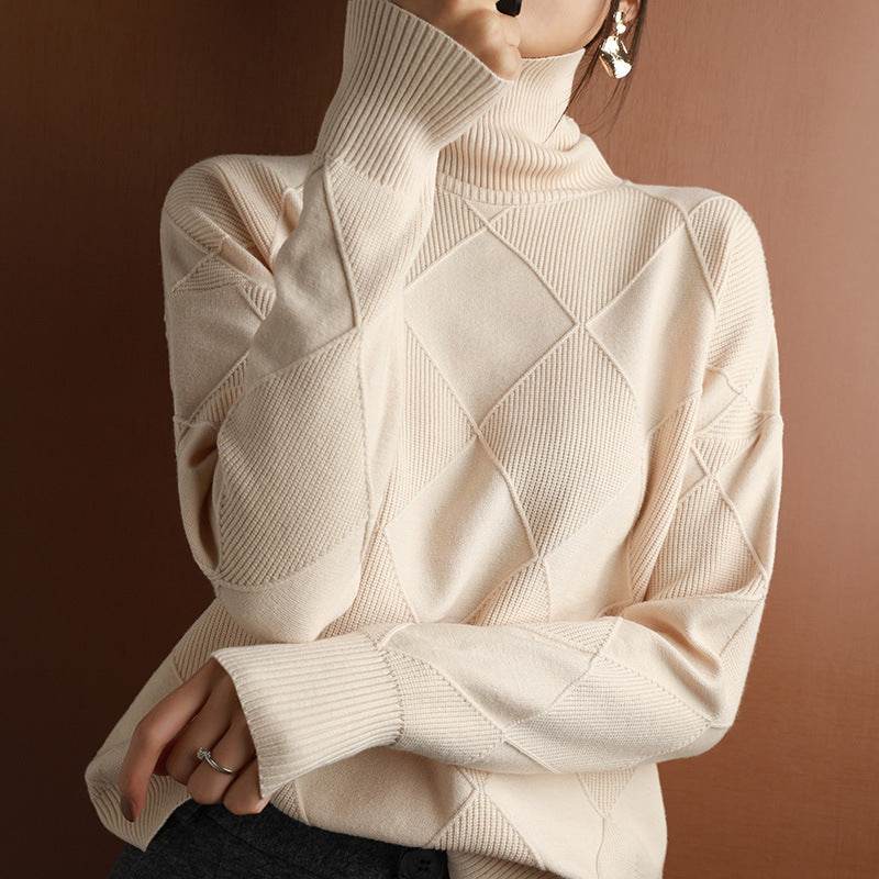 Women's Long-Sleeve Knitted Sweater – Perfect for Winter Fashion - MODISH X