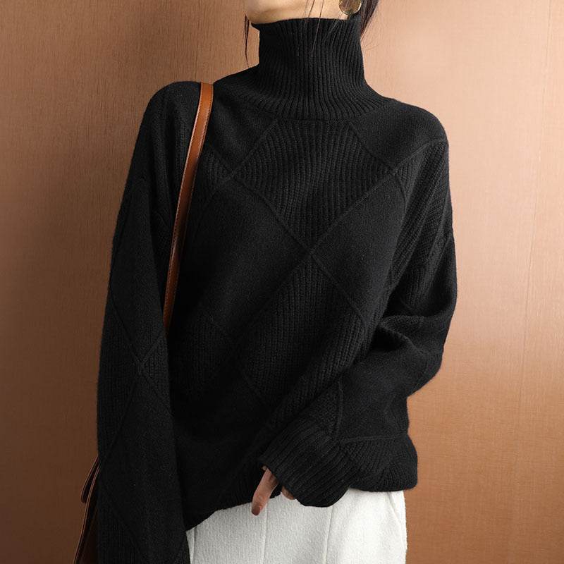 Women's Long-Sleeve Knitted Sweater – Perfect for Winter Fashion - MODISH X