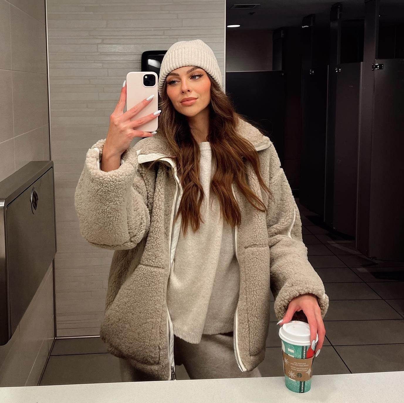 Women’s Anti-Cashmere Zipper Jacket – Lightweight, Casual & Cozy - MODISH X