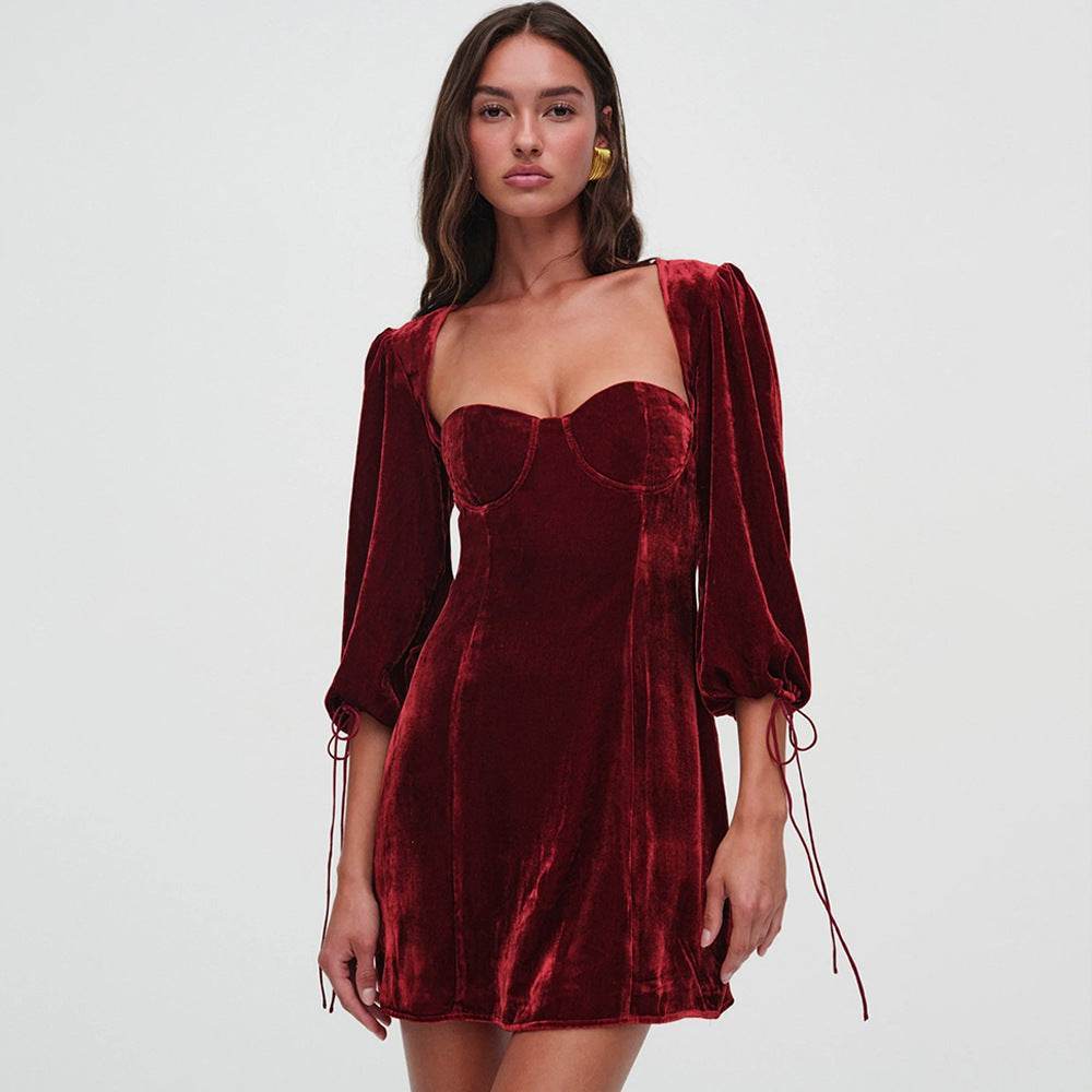 Dazzling Women’s Backless Strap Dress – Elegant, Chic & Bold - MODISH X