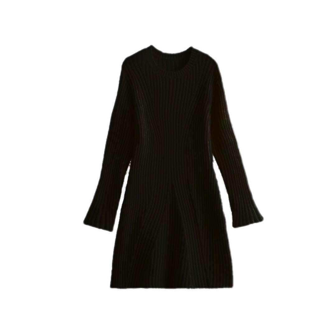 Women’s Ribbed Knit Dress – Cozy, Chic & Slim-Fit Winter Essential - MODISH X