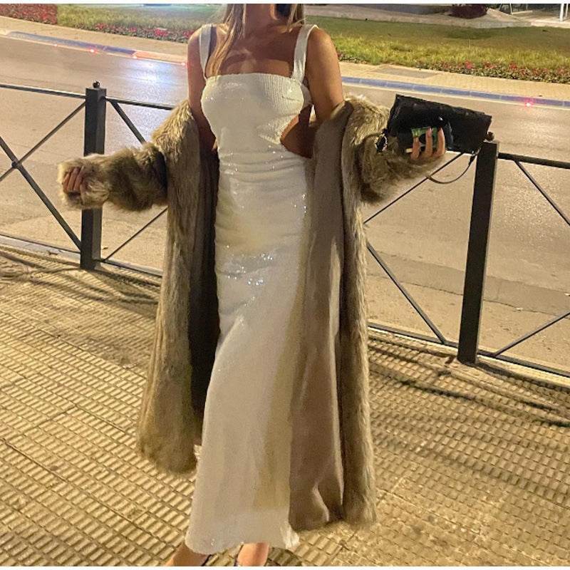 Women’s Sequin Sling Dress – Glamorous & Eye-Catching - MODISH X