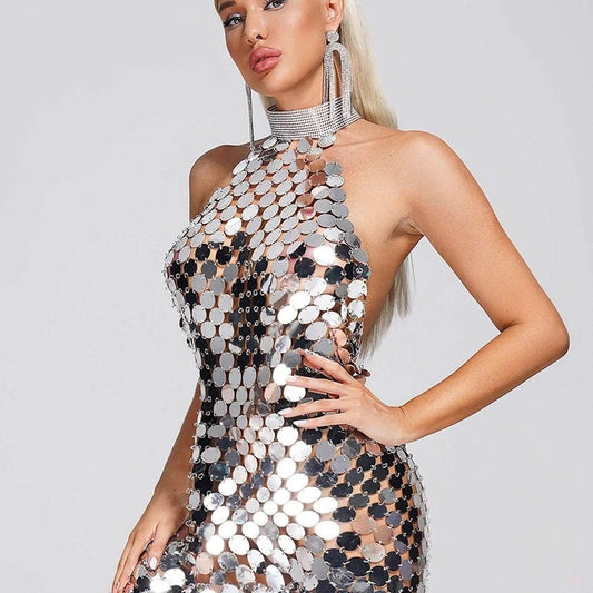 Women’s Handmade Sequin Dress – Unique & Glamorous & Show-Stopping - MODISH X