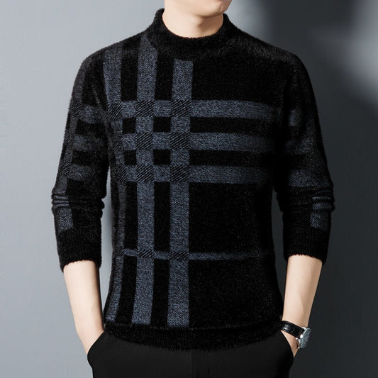 Men’s Striped Sweater – Stylish & Modern Knit Top for Winters