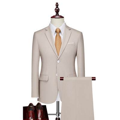 Black Suit for Men – Comfortable Casual Dress Two-Piece Suit - MODISH X