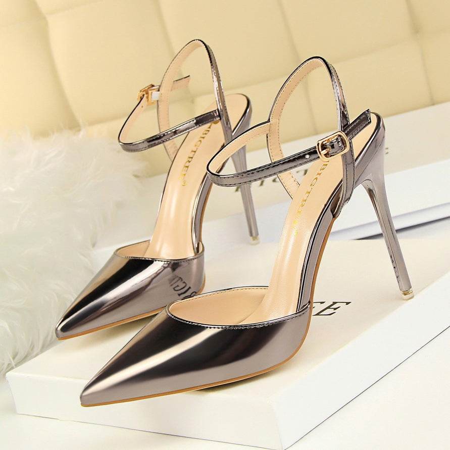 Women's Nude Beige High Heel Sandals – Modish & Elegant Nightwear - MODISH X