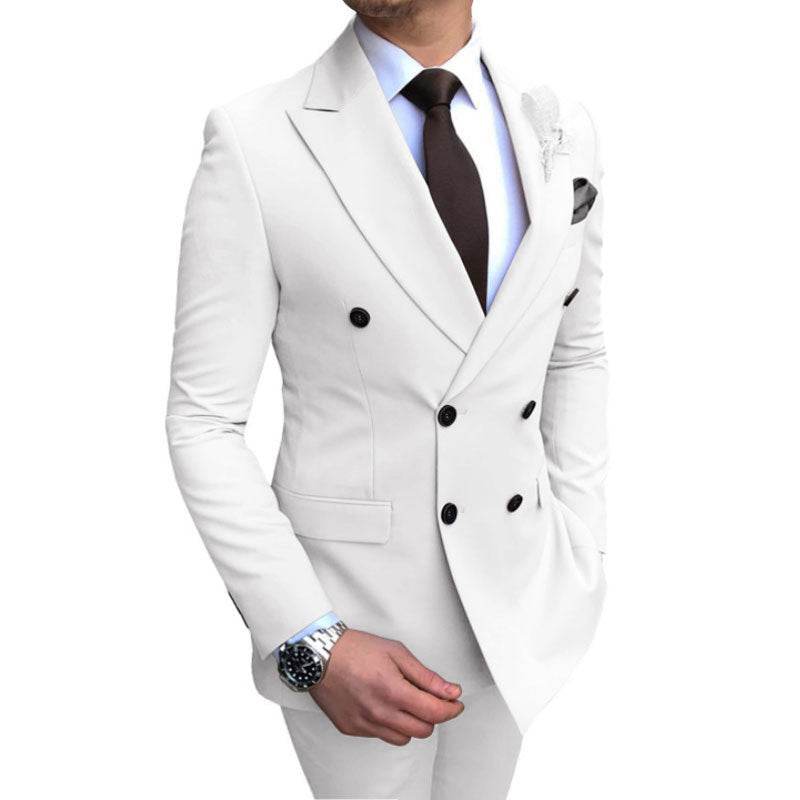 Navy Blue 2-Piece Business Suit – Modish & Slim Fit Wedding Suit - MODISH X