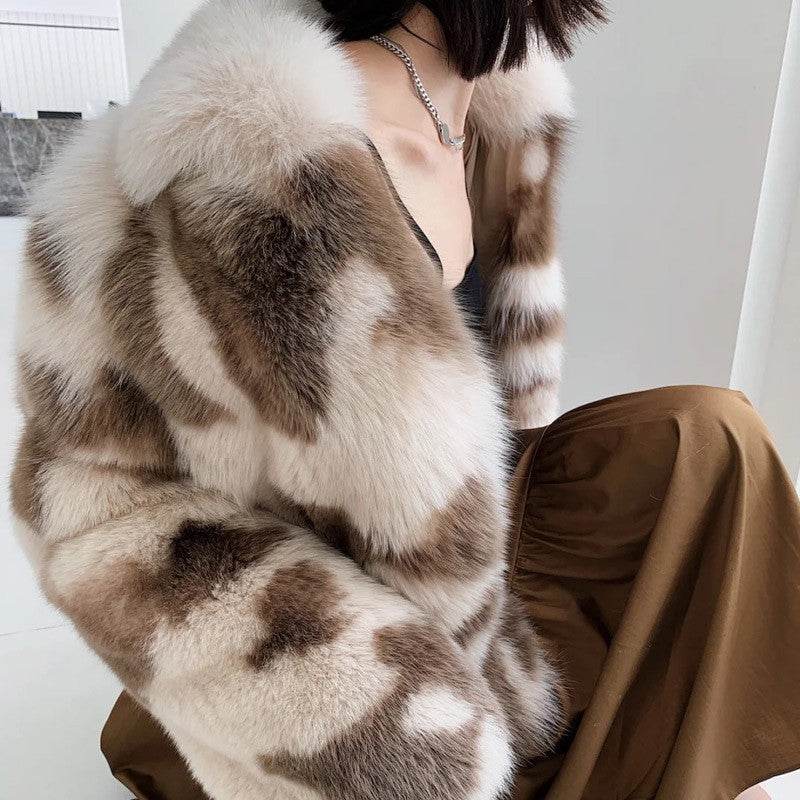 Women's Faux Fur Coat – Modish Winter Warmth in Sweet Style - MODISH X