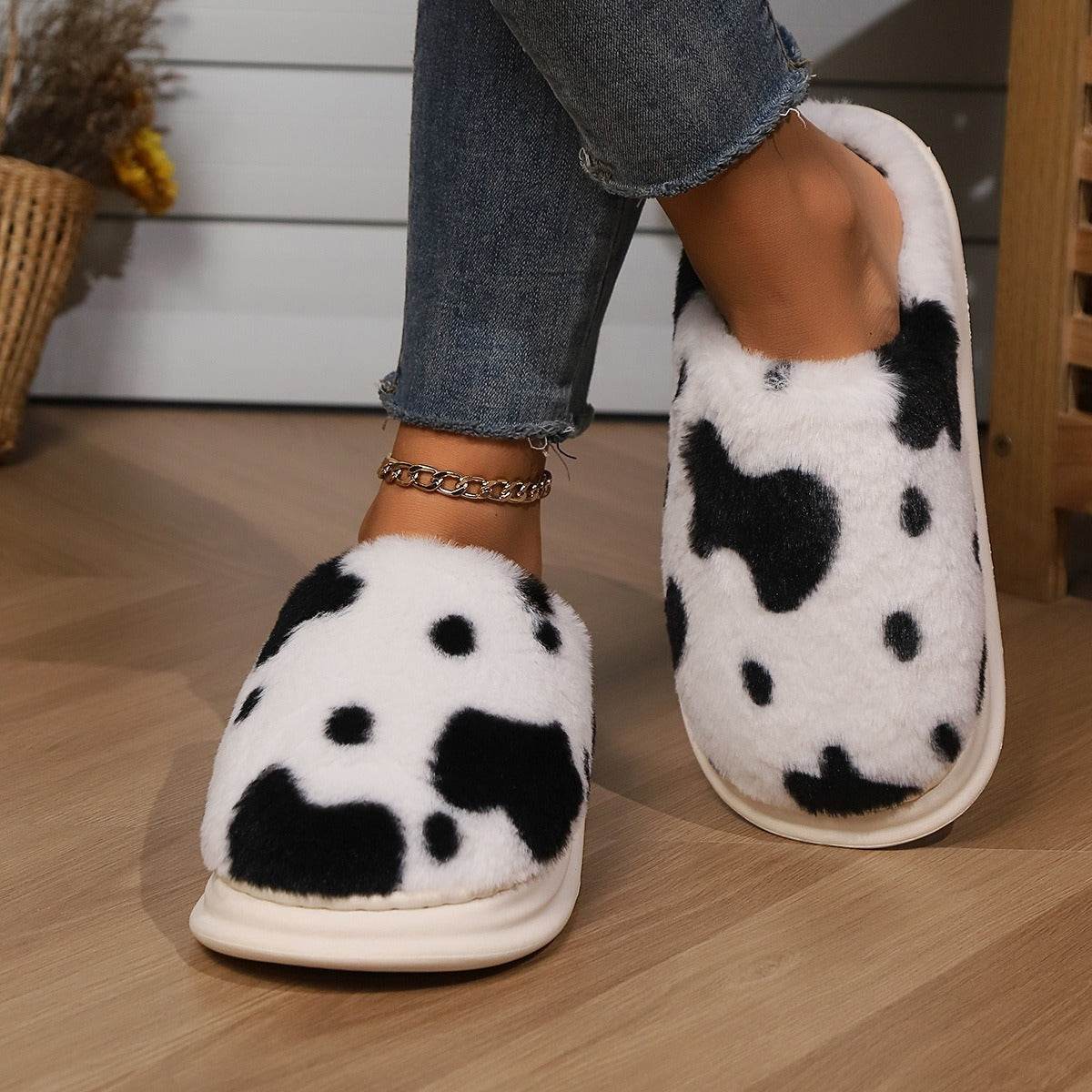 Women’s Sheepskin Slippers – Warm Non-Slip Wool Slippers for Winter - MODISH X