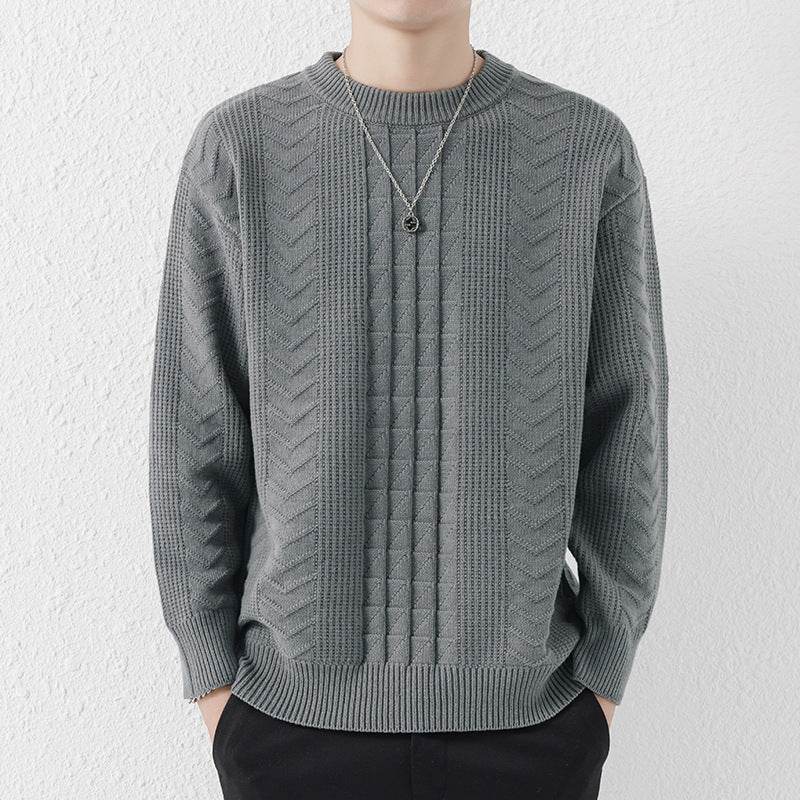 Men’s Sweater Round Neck – Comfortable Knitted Pullover for All Seasons - MODISH X