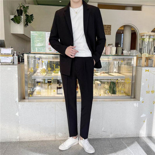 White Suit for Men – Comfortable Loose Fit Casual Summer Dress - MODISH X