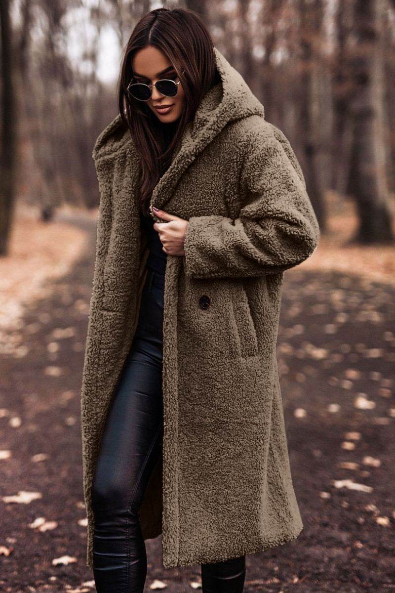 Women’s Long Woolen Coat – Timeless, Elegant & Sophisticated - MODISH X
