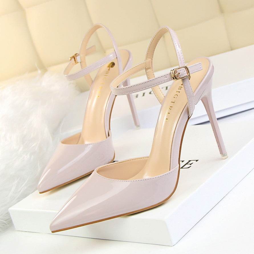 Women's Nude Beige High Heel Sandals – Modish & Elegant Nightwear - MODISH X