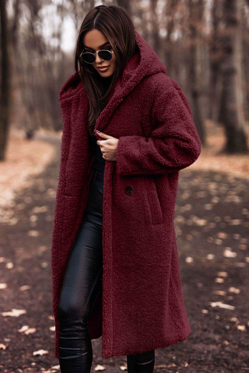 Women’s Long Woolen Coat – Timeless, Elegant & Sophisticated - MODISH X