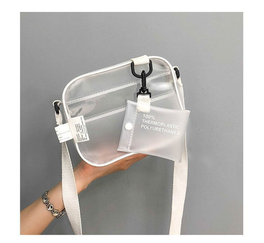 Women's Jelly Transparent Square Bag – Stylish & Functional Bag