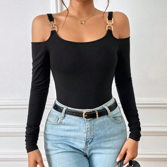 Women’s Off-Shoulder Suspender Top – Fashionable, Chic & Stylish