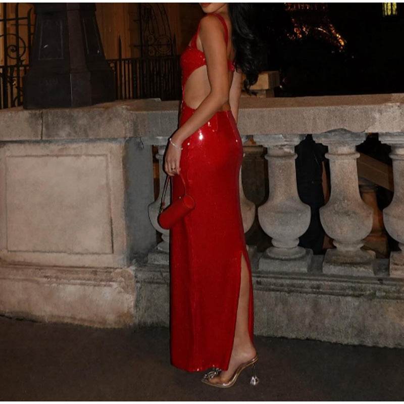 Women’s Sequin Sling Dress – Glamorous & Eye-Catching - MODISH X