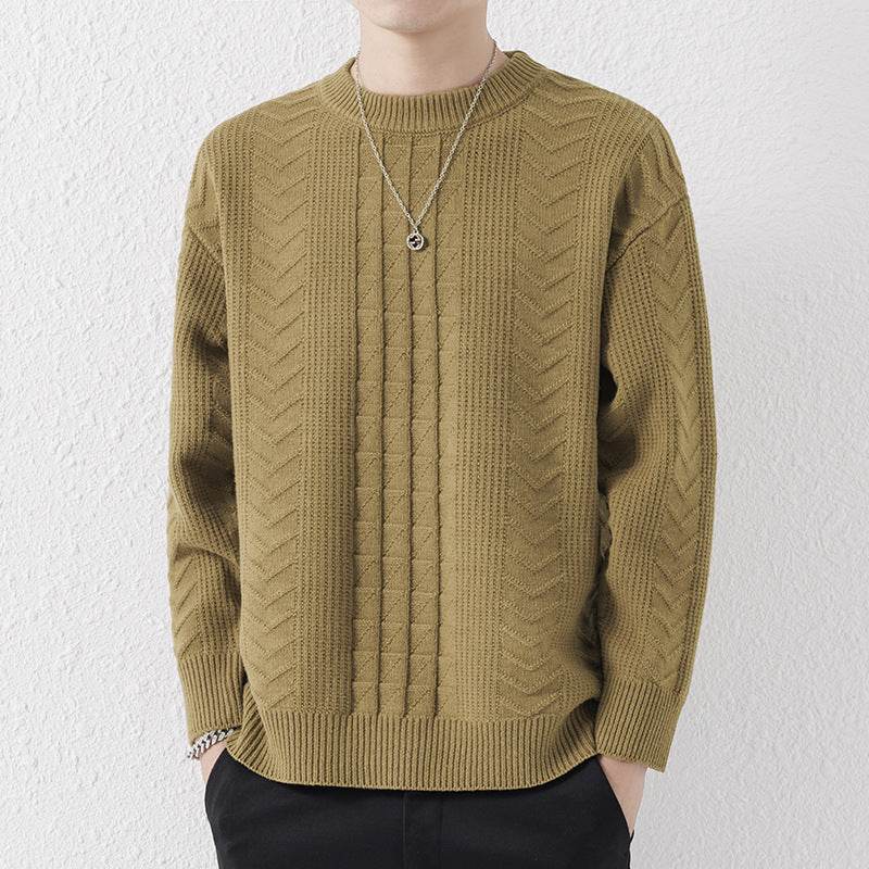 Men’s Sweater Round Neck – Comfortable Knitted Pullover for All Seasons - MODISH X