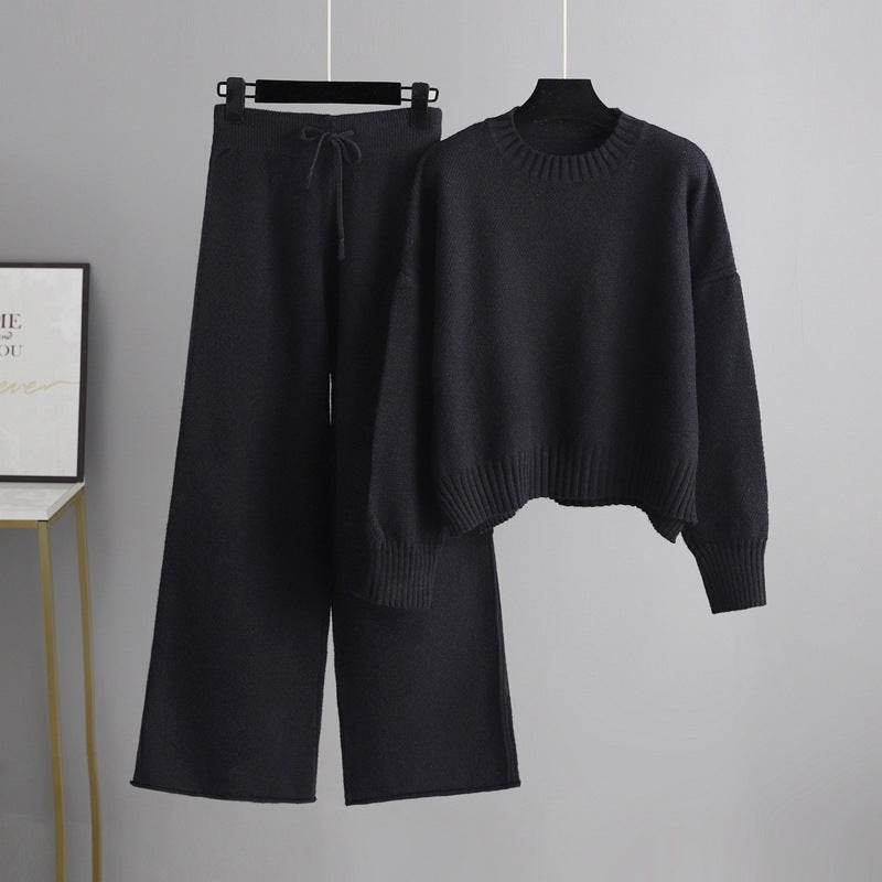 Women’s Knitted Wide-Leg Pants Set – Cozy & Stylish - MODISH X