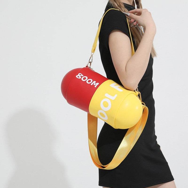 Women’s Contrast Colour Capsule Crossbody Bags – Stylish, Compact & Trendy - MODISH X