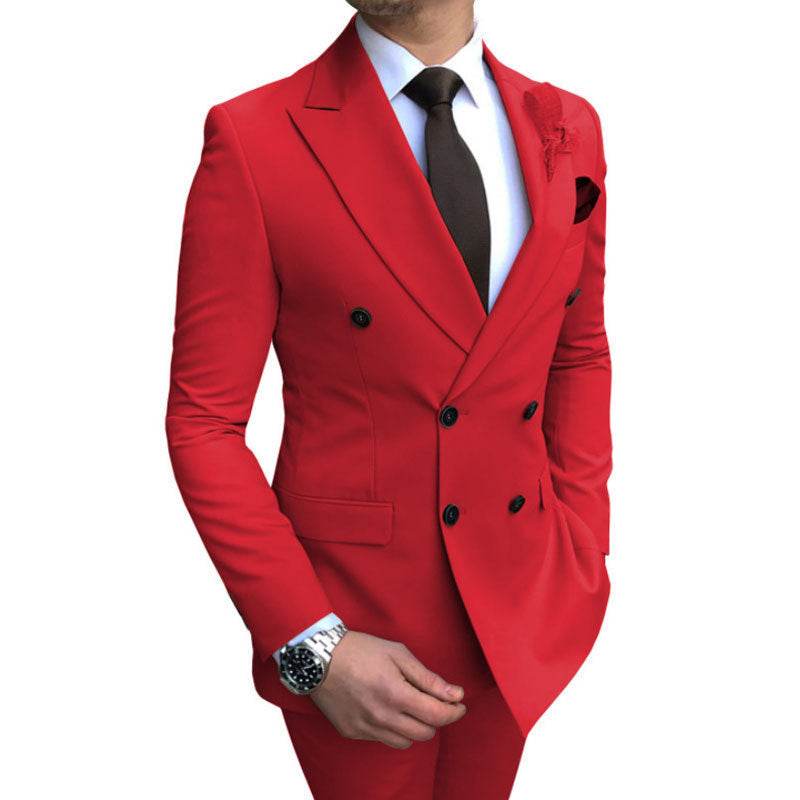 Navy Blue 2-Piece Business Suit – Modish & Slim Fit Wedding Suit - MODISH X