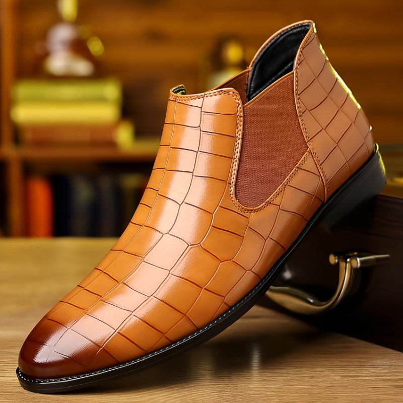 Men’s Plus Size Boots – Genuine Leather Low-Tops for All-Day Comfort - MODISH X