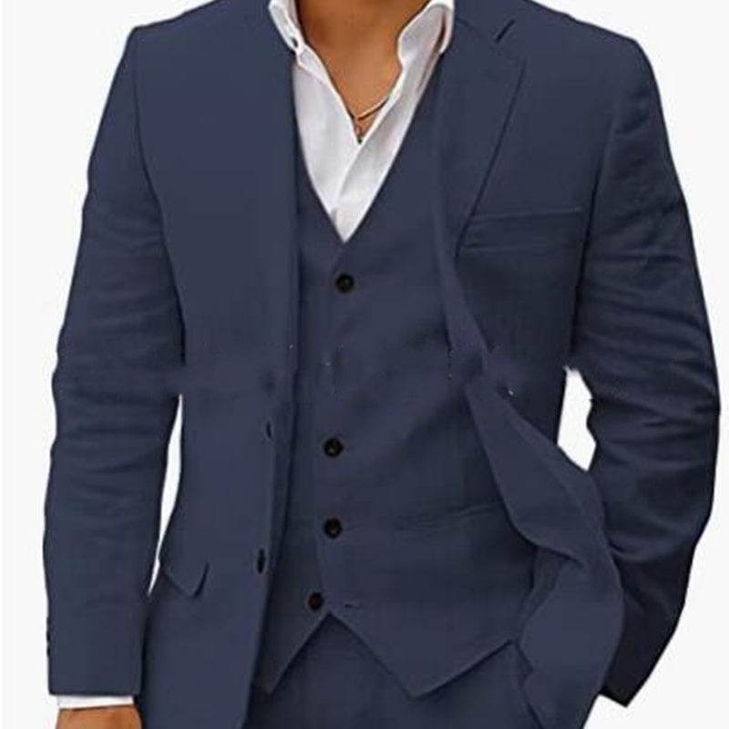 Linen 6-Piece Business Suit for Men – Stylish & Slim Fit Suit - MODISH X