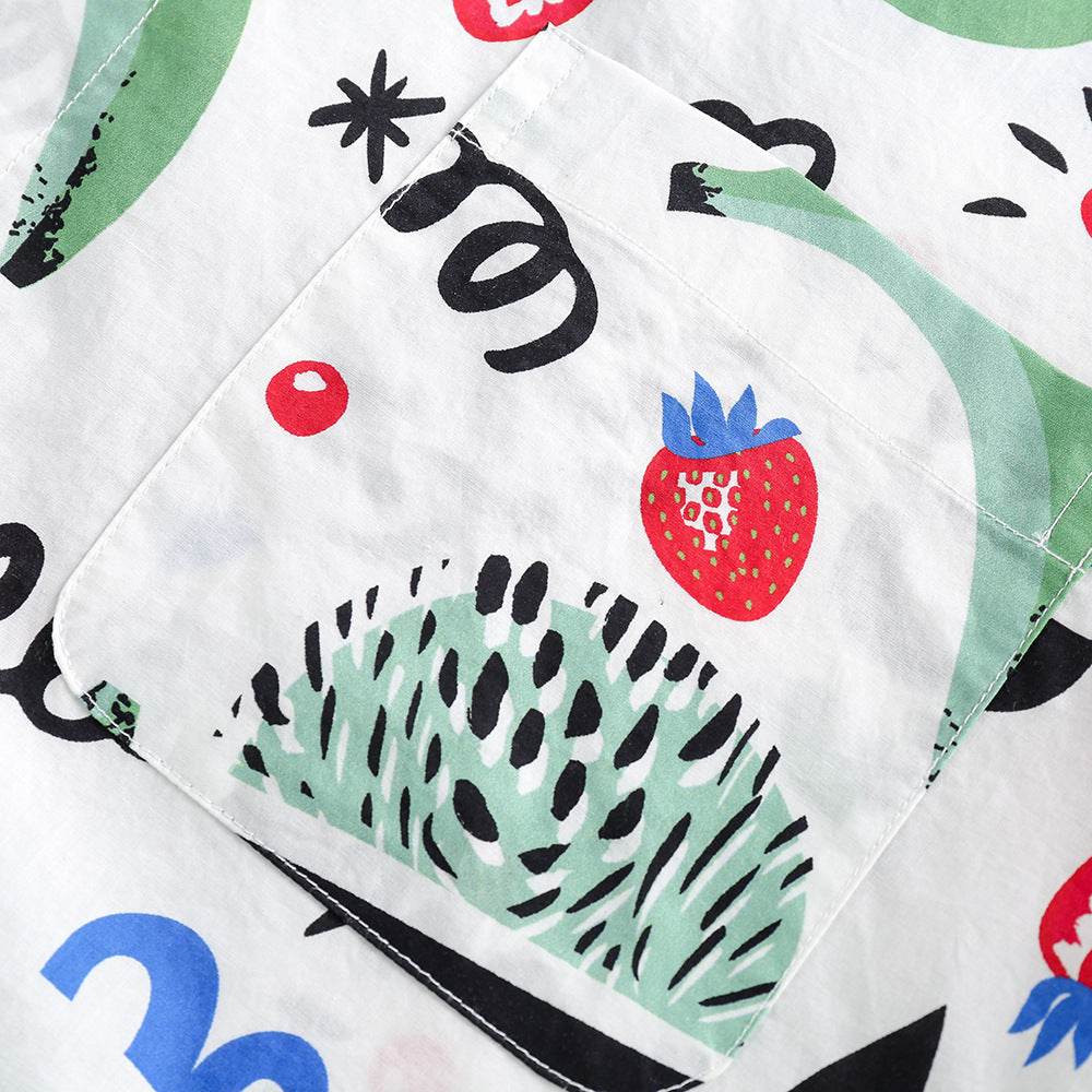 Unisex Abstract Summer Printed Shirts – Stylish Cotton Comfort - MODISH X