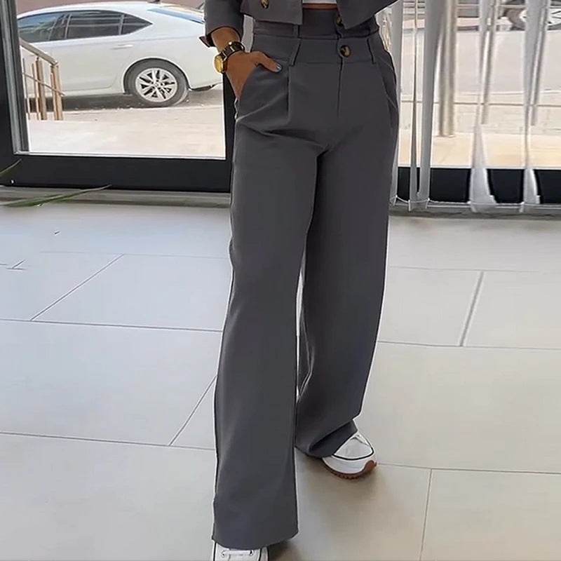 Women's Fashion Tops Casual Pants Suit - MODISH X