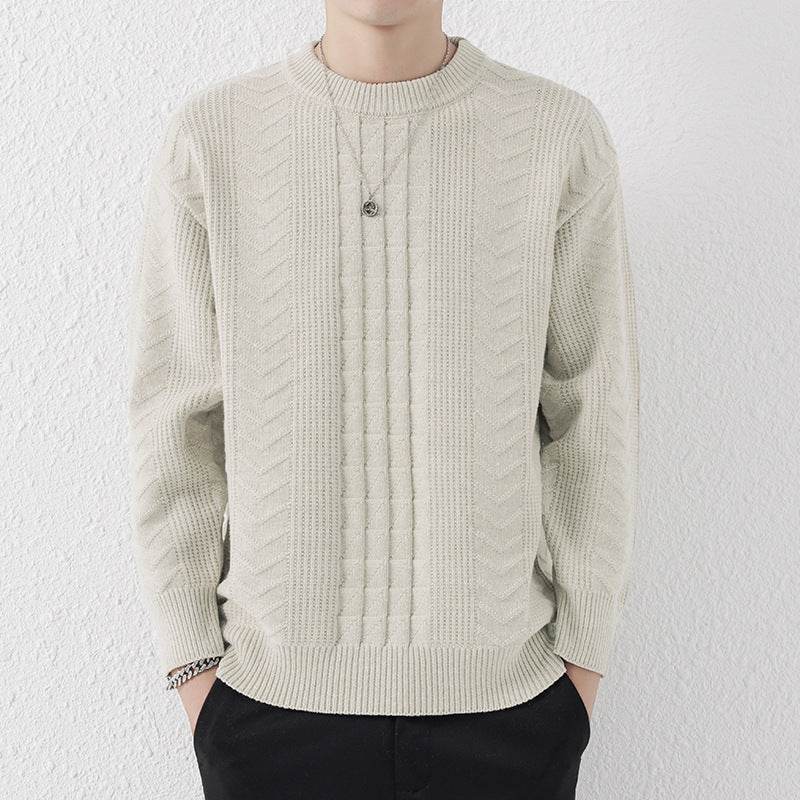 Men’s Sweater Round Neck – Comfortable Knitted Pullover for All Seasons - MODISH X